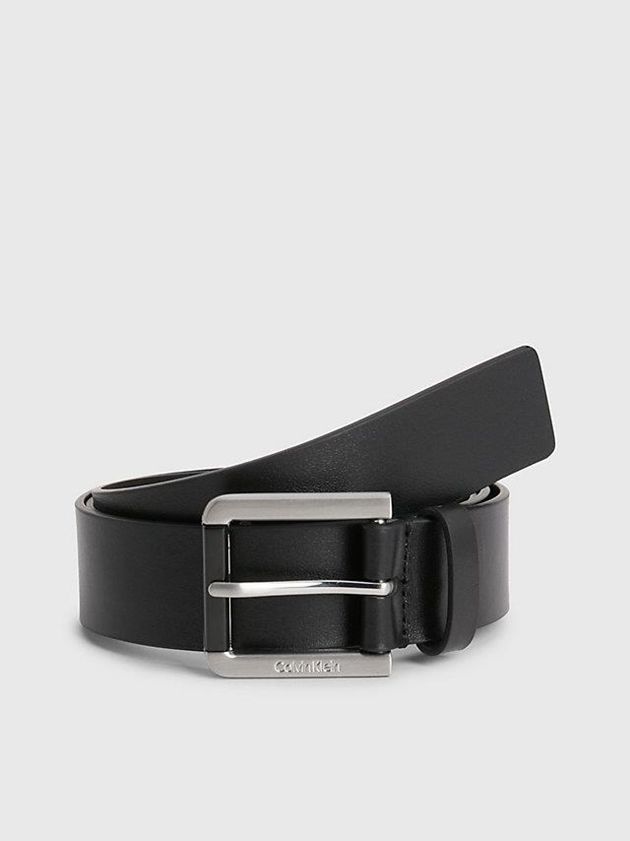 Calvin Klein USA Leather Mens Belt Black 5427803-WX